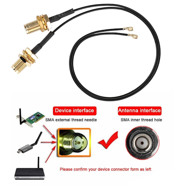 4PCS Wireless m.2/NGFF Network Card Cable for intel 9260NGW /7265AC/9650AC /BCM94360