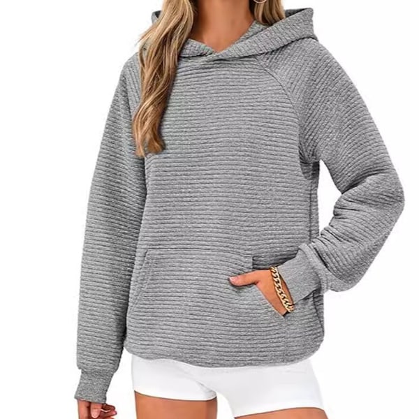 Hoodie For Women Long Sleeve Textured Sweatshirts Fall Outfits  Oversized Hoodies Lightweight Casual Pullover