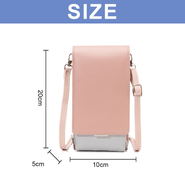 PU uusi väri yhteensopiva matkapuhelin laukku Messenger laukku muoti