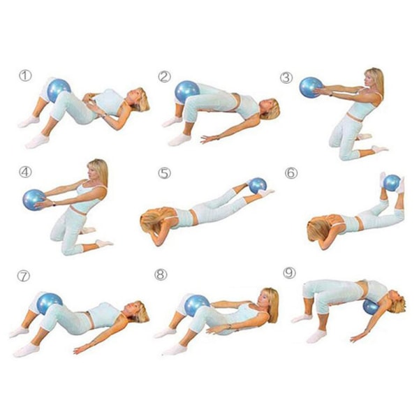 Mini træningsbold til yoga, pilates, kropsbalance