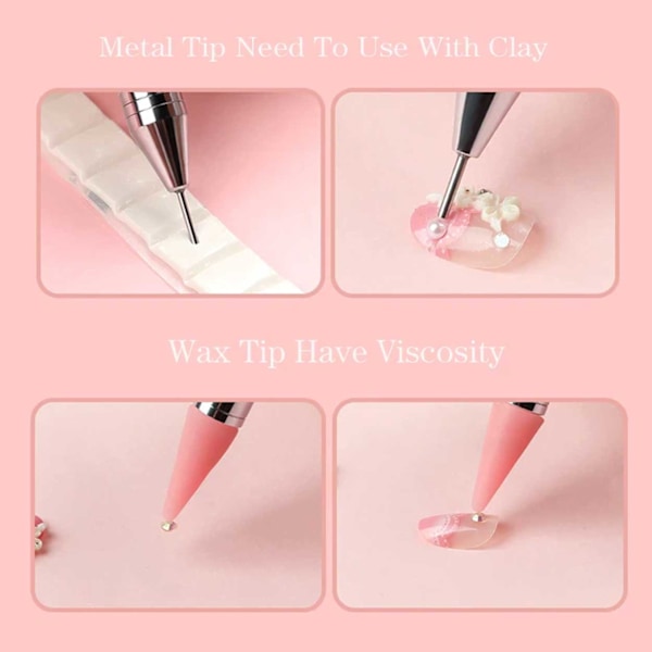 Dotting Pen, Picker Pen, Crystal, Tool, Rosa