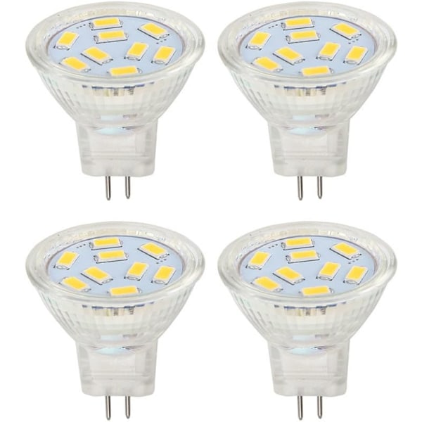 MR11-lampor, 2W, 12V, GU4, 3000K, 20W Halogenekvivalent, LED-lampa