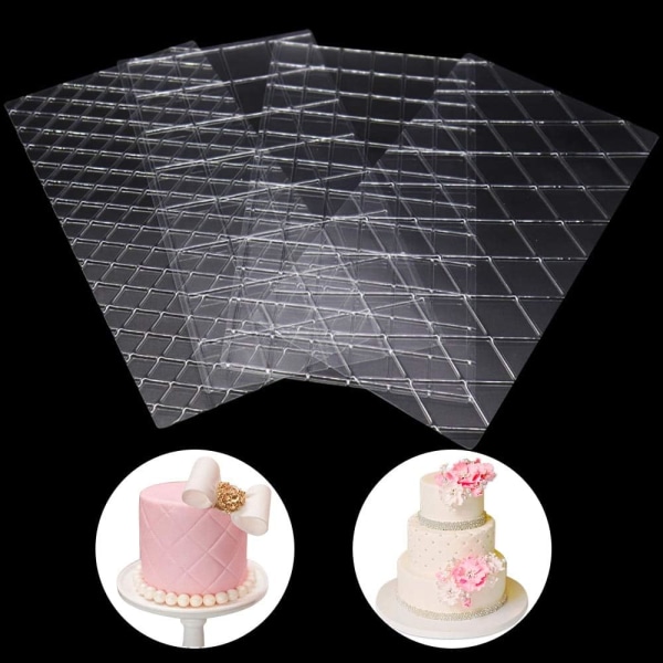 Transparent Cake Fondant Impression Mat, Cake Fondant Baking