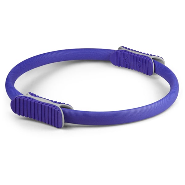 Pilates Ring Magic Circle – Fitnesscirkel til Arme/Lår/Ben og Core Træning – Fleksibel Modstandstræningsenhed, Lilla