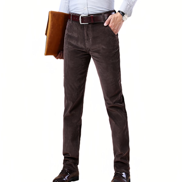 Herre Cordbukse Chino Regular Fit