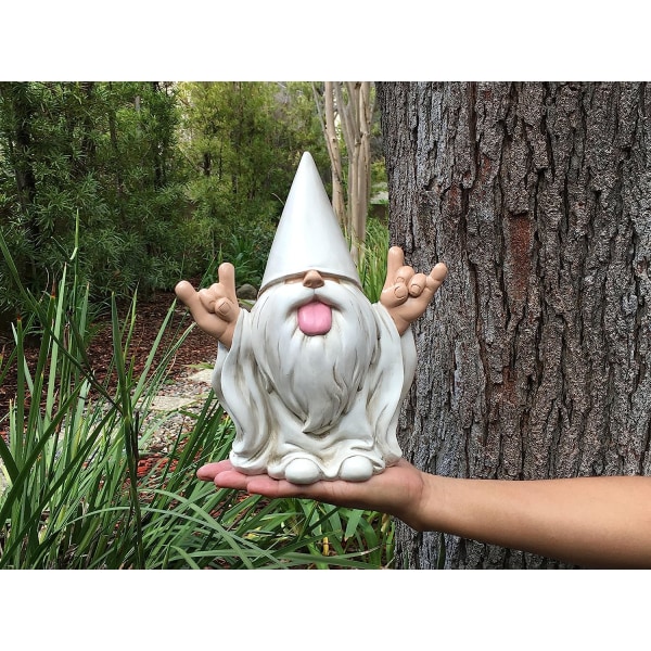 Rocker Gnome-Will Rock Your Fairy Garden och Garden Gnomes 10