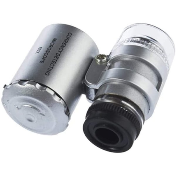 KIMILAR Mini 60X LED Mikroskop, Taschenmikroskop Lupe Mikroskop