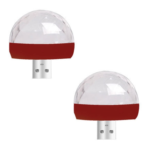 USB Mini Disco Light, Party Lights Ball Sound aktiverat