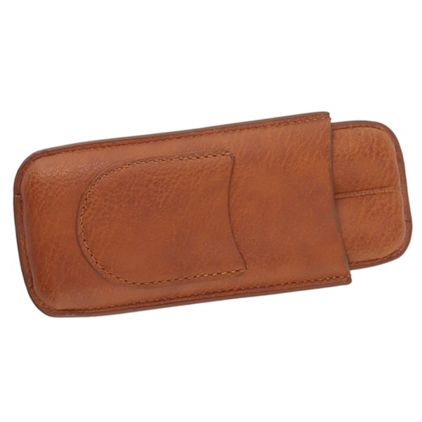 Cigar Etui Bærbar Læder Lille Cigar Humidor Etui Holder til Fødselsdagsgave