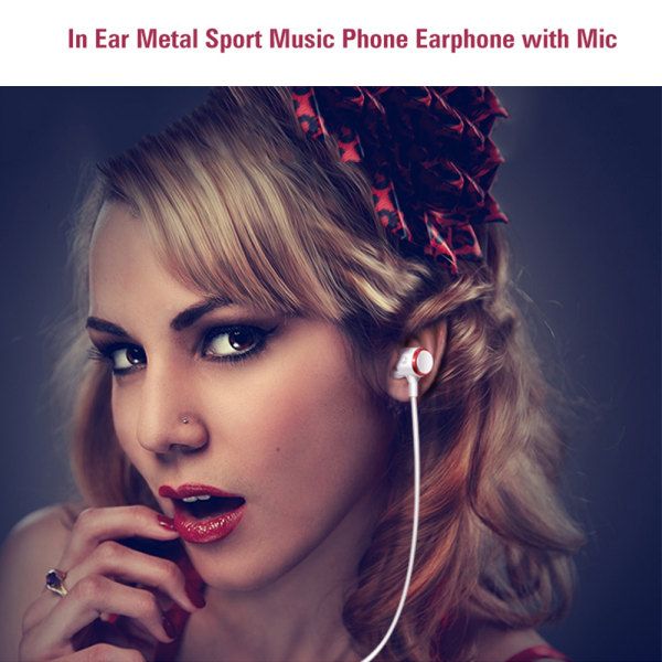 Støjisolerende In-Ear-hovedtelefoner med ren lyd og kraftfuld