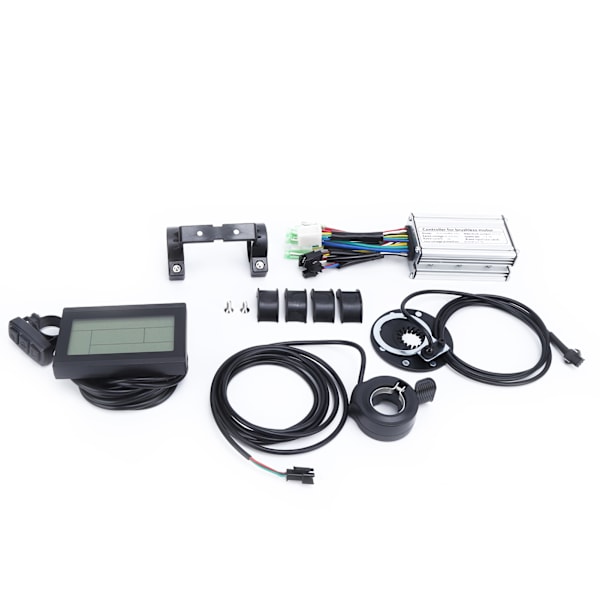 36V/48V 250W Electric Motor Brushless 7A Controller Kit with KT‑LCD3 Display Panel Sensor Throttle for Electric Bike