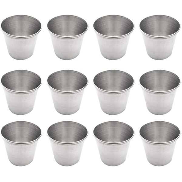 Rostfritt stål drickskopp metallkopp diskmaskinsäker stapelbar barnvänlig robust BPA-fri, för camping fest hushåll resa bar