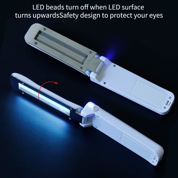 UV-lamppu, käsi-UV-lamppu, Tragbare USB käsikäyttöinen UV-lamppu Der Effek