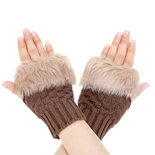 1 Pair Fashionable Hands Protection Autumn Winter Girls Gloves