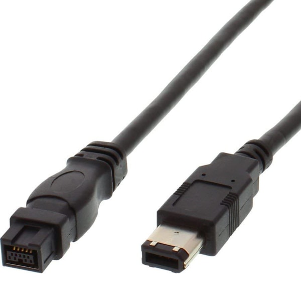 IEEE 1394B Firewire 800 til 400 9 pins til 6 pins kabel 6 fot,