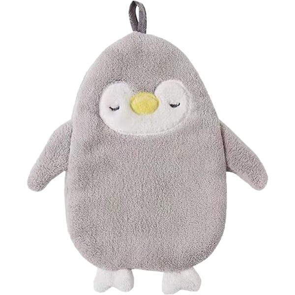 Penguin Coral Fleece Handdukar, Högabsorberande Handdukar Heminredning Handdukar för Badrum, Cartoon Tvättservetter för Baby Pojke Flicka Småbarn Födelsedag