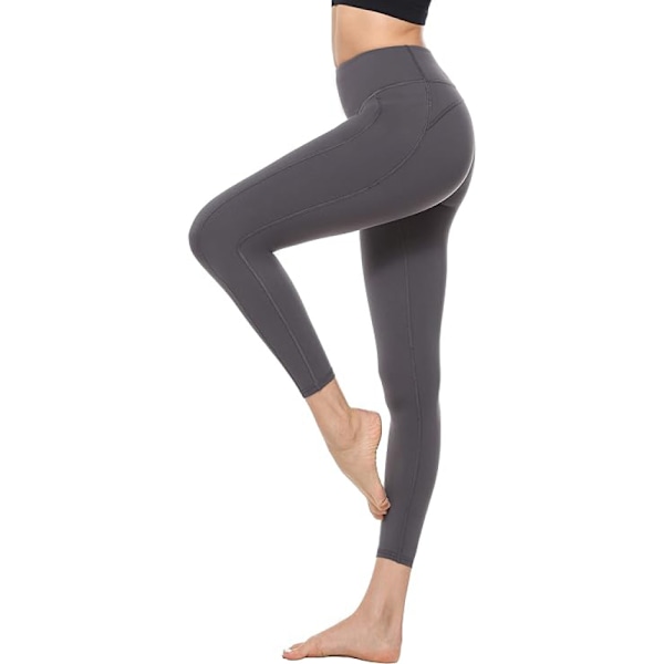 Dame Sports Leggings med Lommer, Uigennemsigtige Sportsbukser, Yogabukser