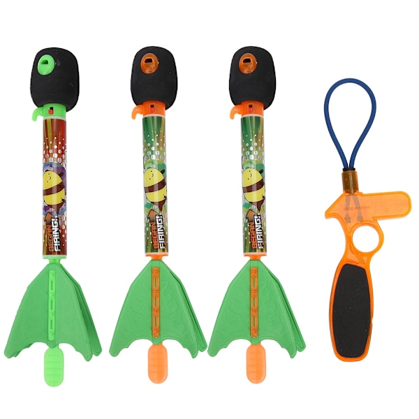 Flying Arrow Rocket Set Outdoor Toys Kids Flying Toys for Children Boys Girls 3pcs