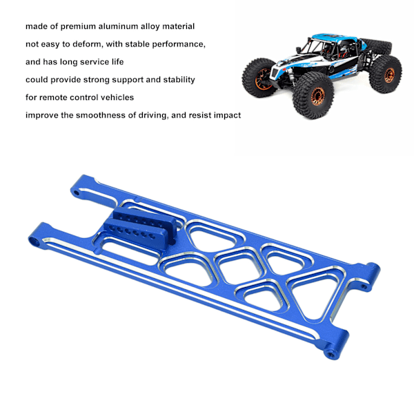 Wheelie Bar Truss Aluminium Alloy Race Wheelie Bar Set för LOSI 1/10 22S 2WD Drag Car Blå