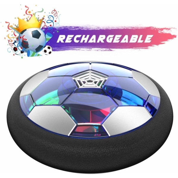 Air Power Football - Ladattava Hover Ball -sisäjalkapallo LEDillä, erittäin hauskaa jalkapalloa pelatessa