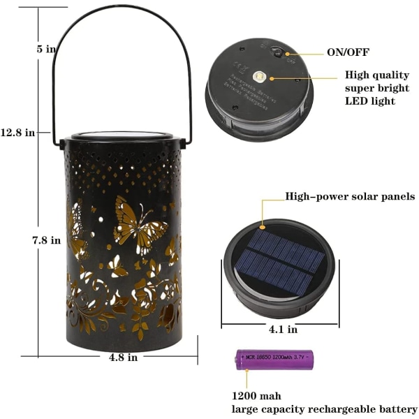 Solar Lantern Lights, Hanging Lights Outdoor, Pathway Lights, So