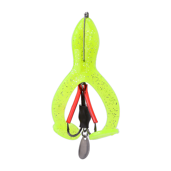 Ray Frog Fiske-Agnsmad med Fiskehage Blackfish Killer Lure Fluorescerende Gul 9cm