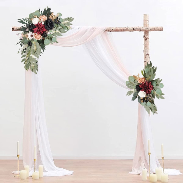 2 kpl Flower Wedding Arch tekokukkia häihin