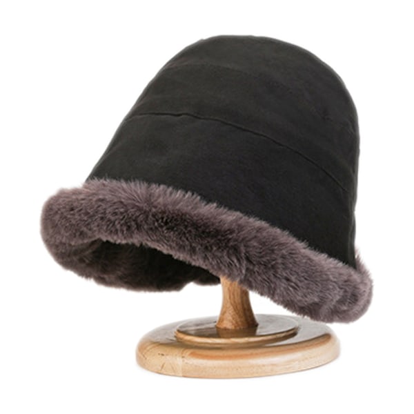 Damernas Vinter Faux Suede Päls Hinkhatt