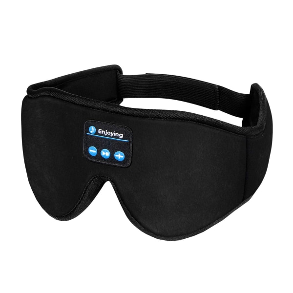 Sovehodetelefoner, Bluetooth 5.0 trådløs 3D øyemaske, vaskbar