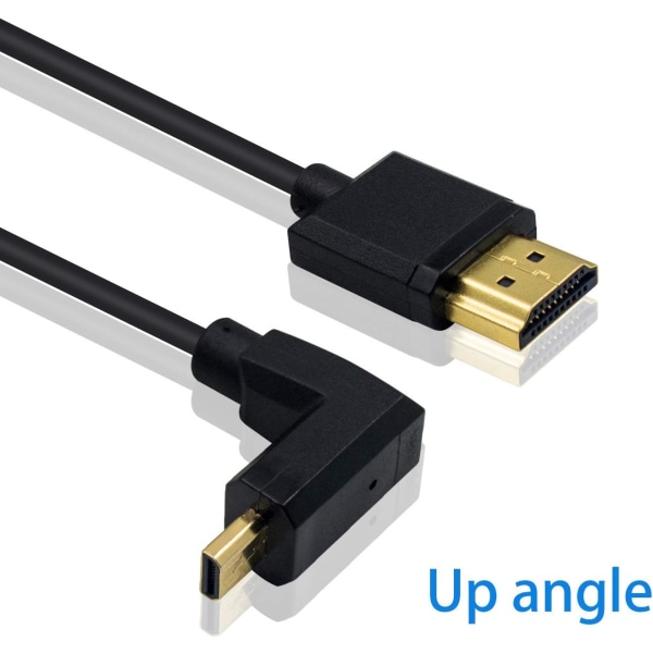 HDMI til standard HDMI-kabel, Micro HDMI til HDMI-spolet kabel,
