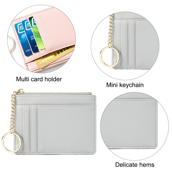 Yksivärinen case, pieni avaimenperä, pieni lompakko