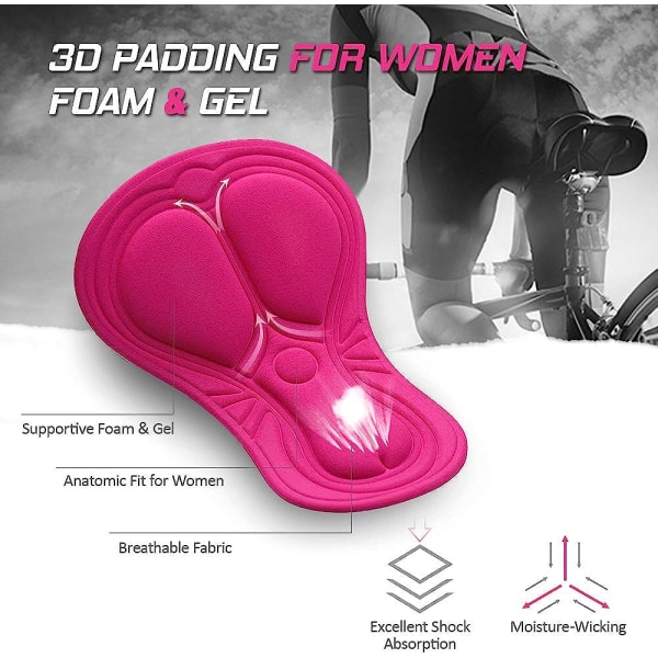 Sykkelshorts for kvinner 3D-polstret MTB-sykkelsykkelundertøy