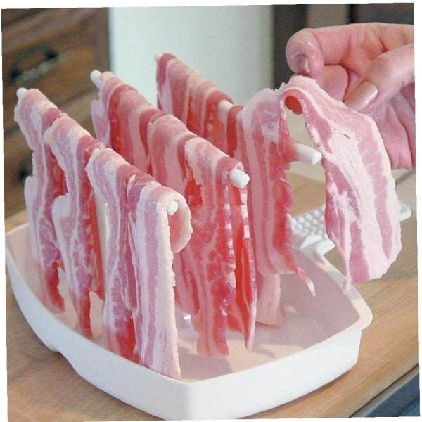 Mikrobølgeovn Bacon Rack Oppheng Komfyrbrett For Cook Bar Crisp