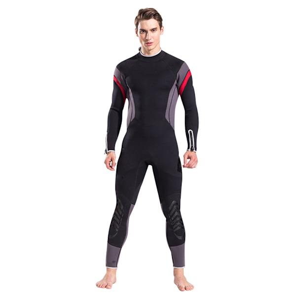 Hisea 2,5 mm Miesten Ulkoilma UV-Suojallinen Lämpösukelluspuvut Surffaus Wetsuit (XL)