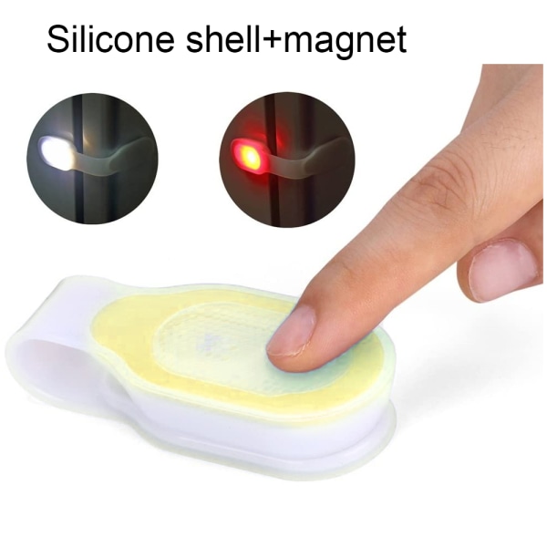 LED valaiseva silikoni Viereinen Clip Lamp Magneettinen lamppu