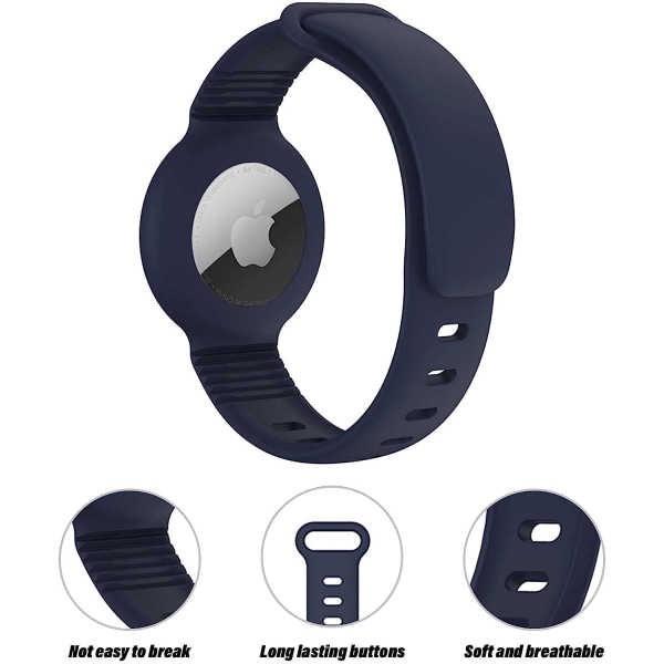 Silikoniset watch rannekkeet Apple AirTag Locator -suojakoteloihin
