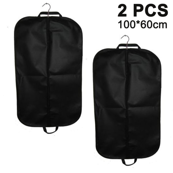 2 Pack Premium Quality Black Garment Resor och förvaring