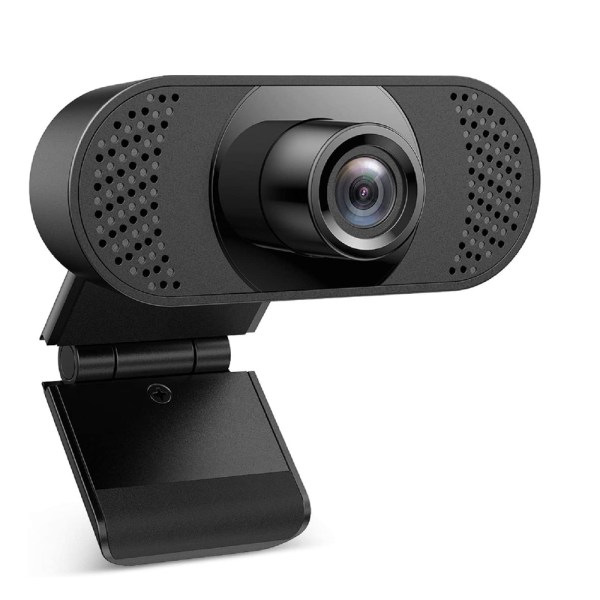 1080P HD-webkamera med mikrofon, streaming datamaskin-webkamera