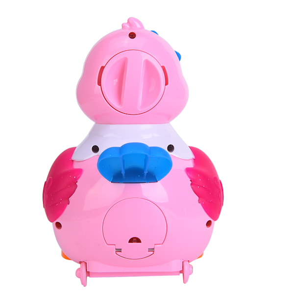 Children Toy Little Hen Lay Eggs Electronic Educational Toy with Colorful Light Fun MusicPink