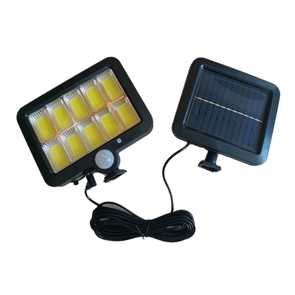 Solar Outdoor Solar Security Flood Light för lada, trädgård, garage