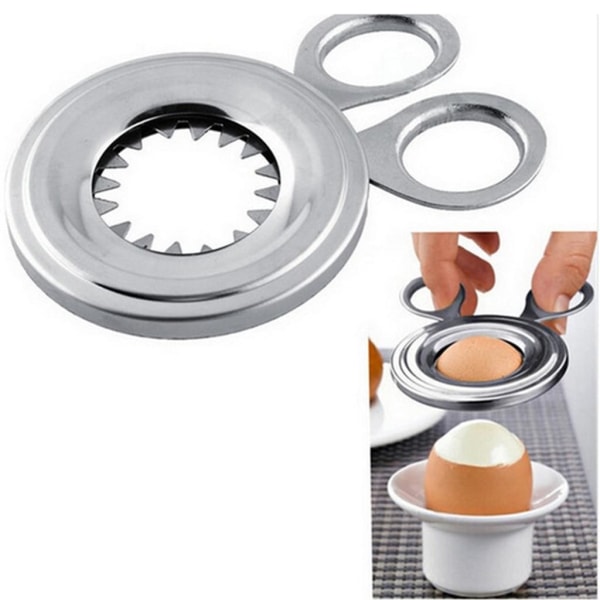 Gourmet egg topper / egg opener, matt rustfritt stål,