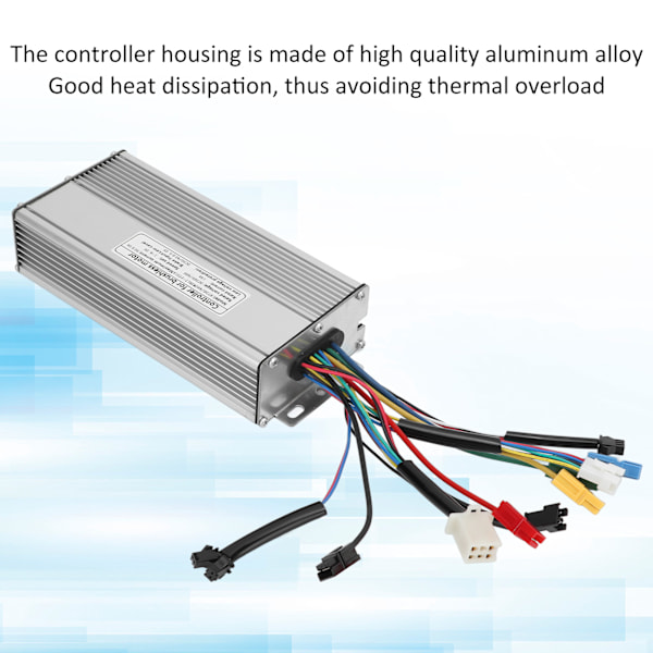 36V/48V Sähköpyörän Harjaton Moottorin Ohjain 2 Tilaa Alumiiniseos 1000W 1500W Moottoreille