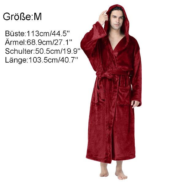 U2SKIIN Miesten Huppari Uimahaalarit, Pehmeät Uimahaalarit Miehille Pitkä Fleece Uimahaalarit Miehille Pehmeä Uimahaalarit Pehmeä Flanellista
