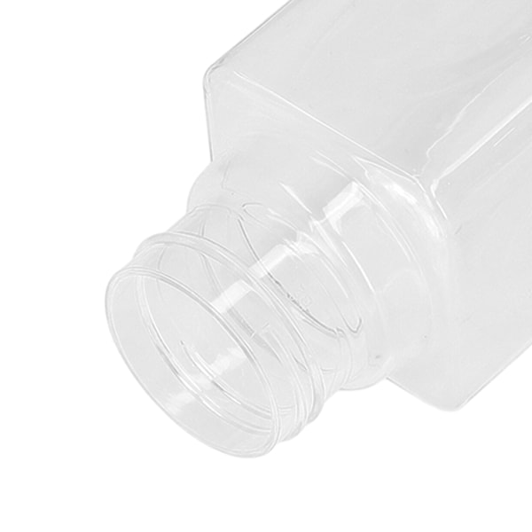 500ml 17oz Vandflaske Transparent Bærbar Bogstav Trykt Drikk Vandflaske med Håndledsreb Hvid