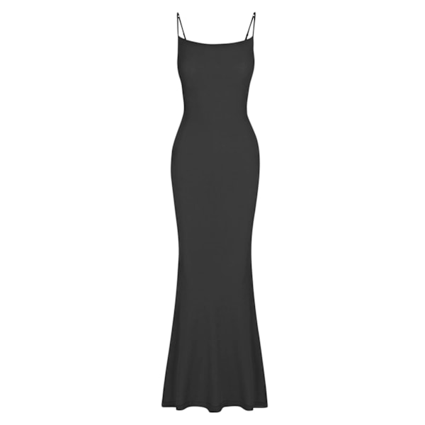 Sexy Lounge Slip Lang Kjole til Kvinder Elegant Bodycon Maxi Kjole