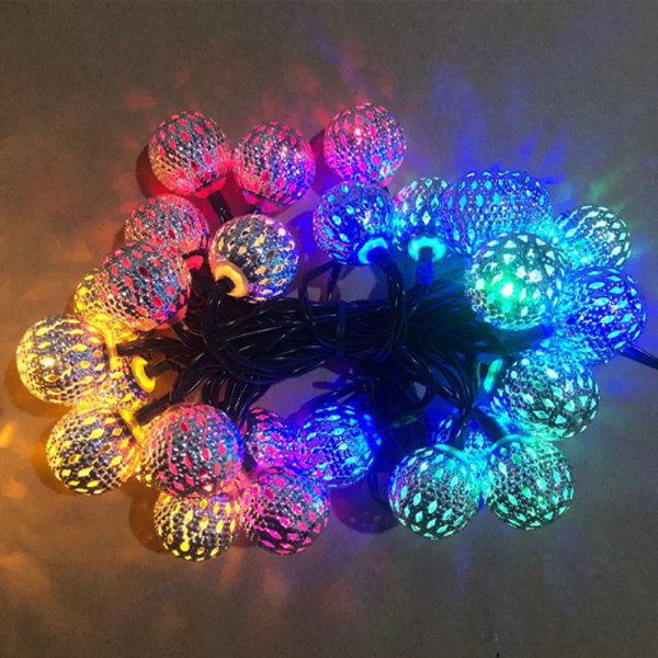 Earth String Lights, 21 fot 30 Ball LED, Star Light Solar String L