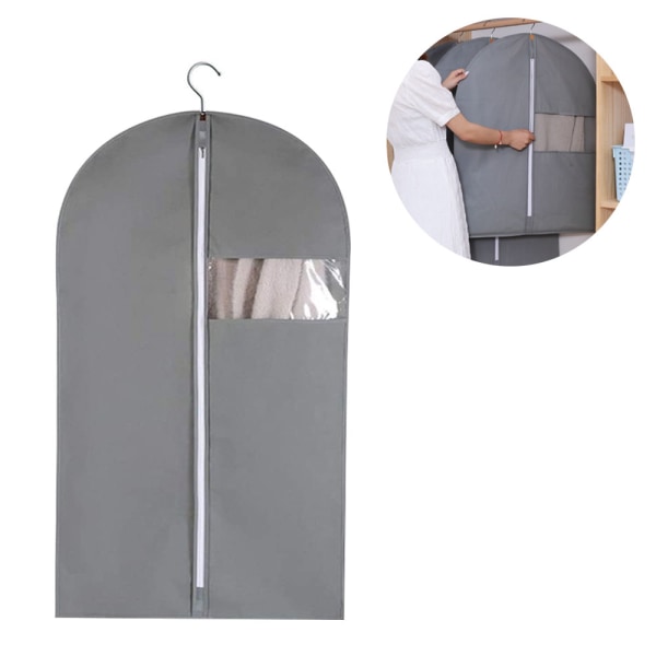 Set of 5 Hanging Garment Bags for Storage Breathbale Suit Cover