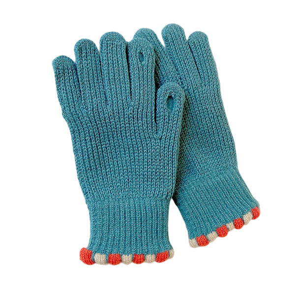 Women Winter Gloves 1 Pair Color Elastic Thickened Soft Plush Warm Windproof