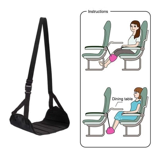 Hängmatta, Memory Foam, Fotstöd