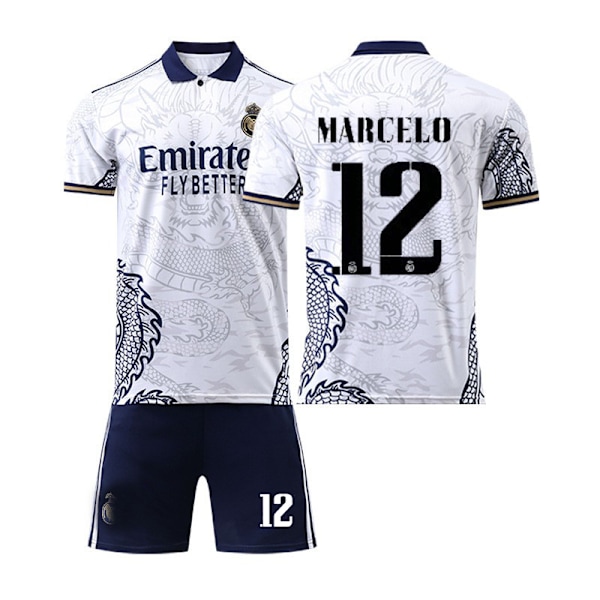 Real Madrid, Dragon Print, NO. 12, Marcelo #28